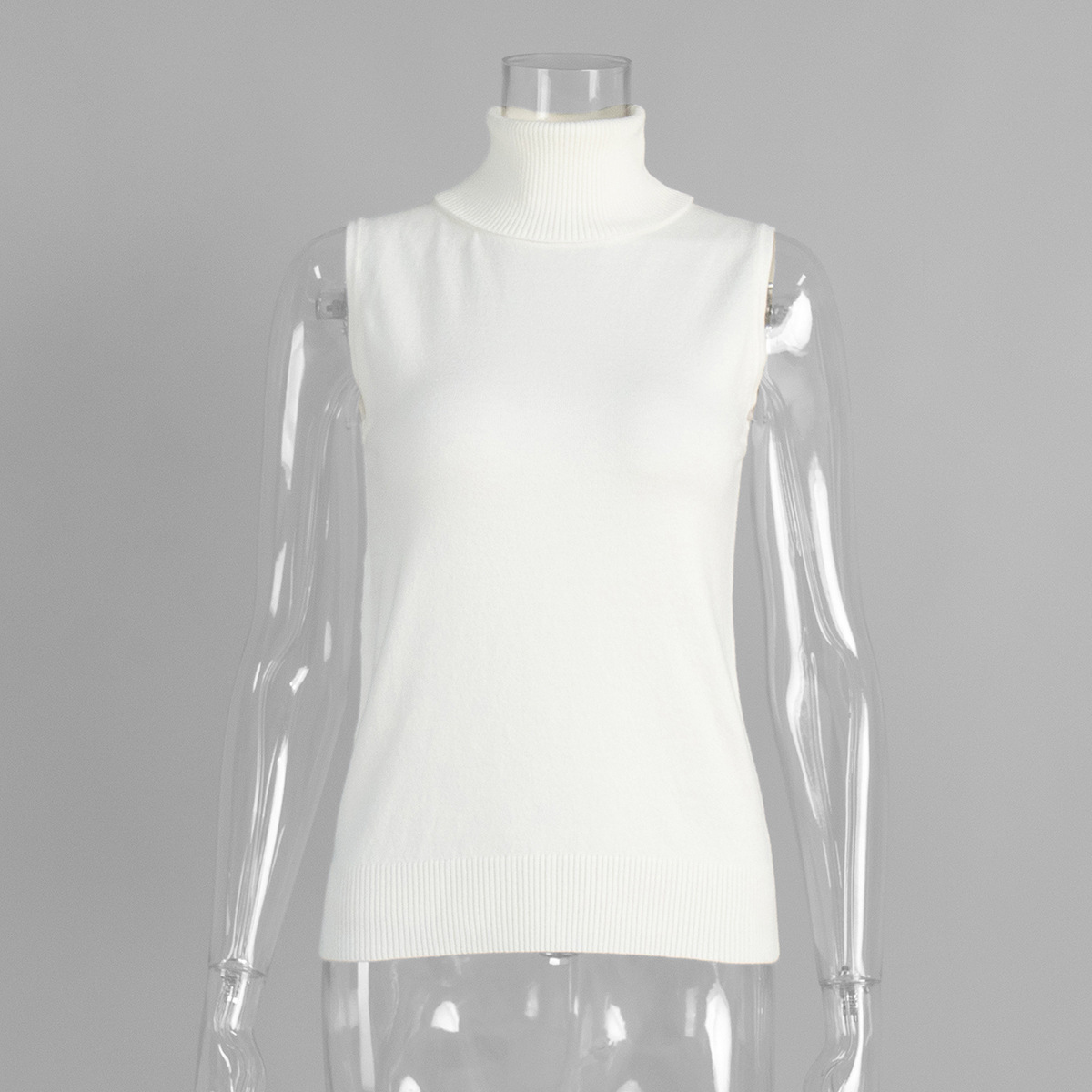 Knitted Sleeveless Vest European And American Autumn - Image 3