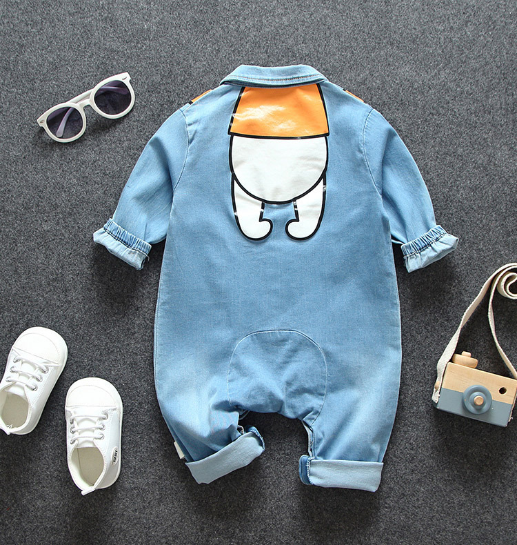 Baby denim jumpsuit - Image 4