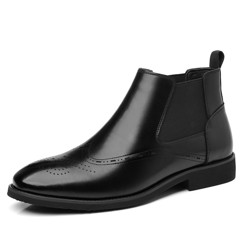 Fashion British Vintage Fleece-lined Boots For Men - Image 3