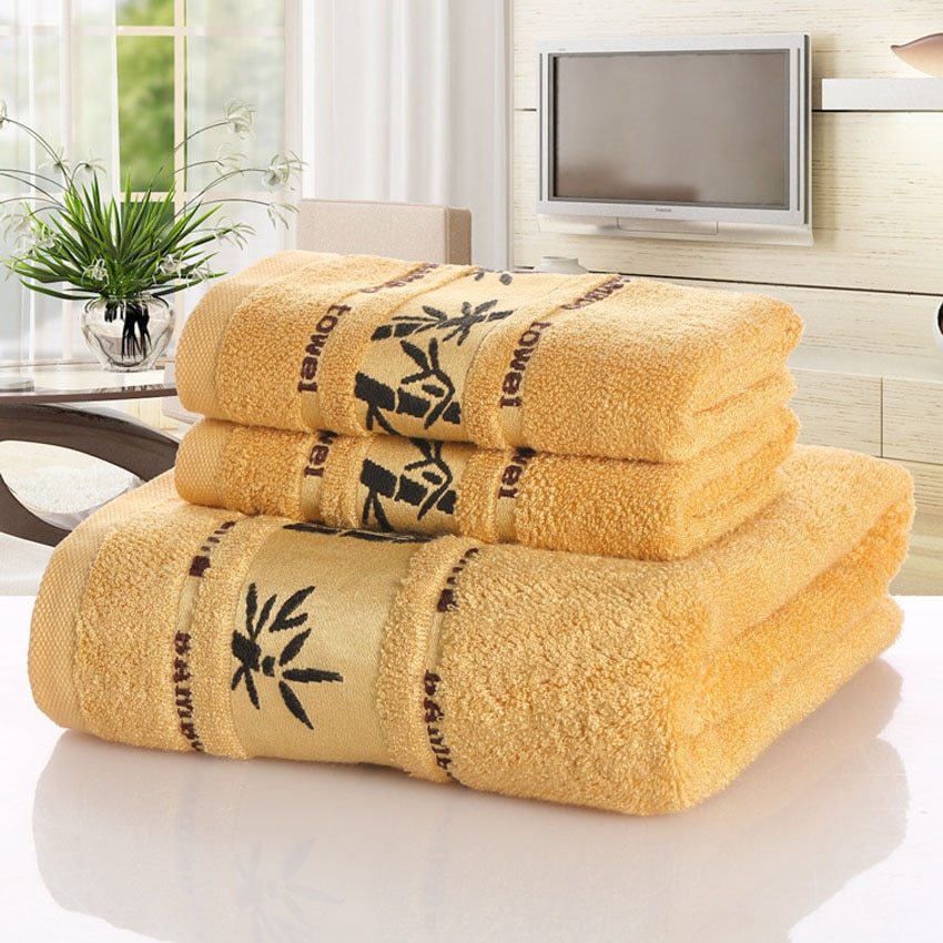 Bamboo charcoal fiber bath towel - Image 6