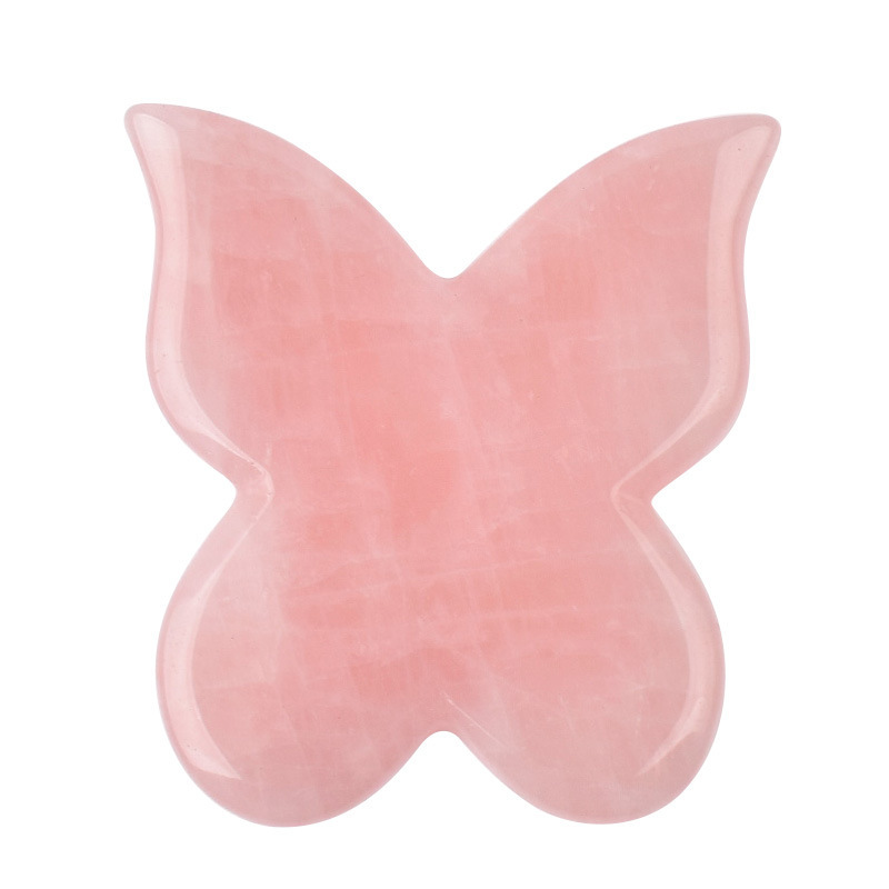 Whole Massage Gua Sha Tools Natural Rose Quartz Massage Stone - Image 3