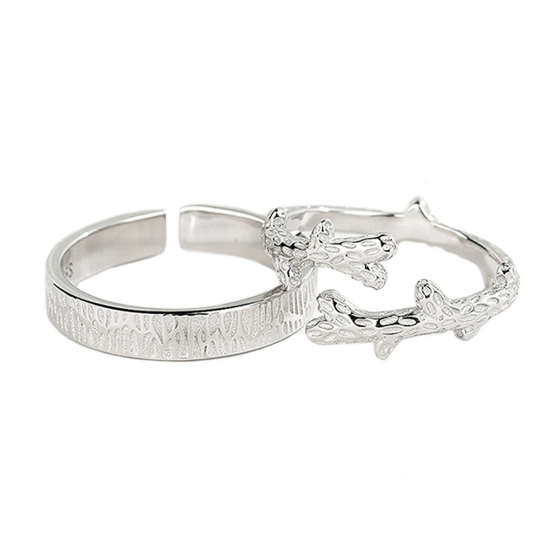 Sterling Silver Couple Rings For Men And Women - Image 5