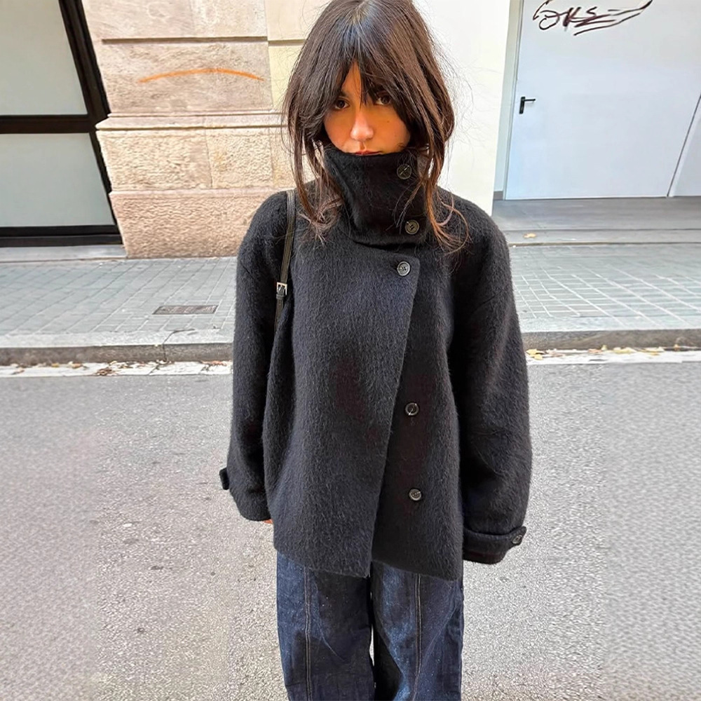 High-grade Graceful Stand Collar Short Coat - Image 2