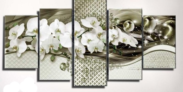 Diamond Painting - Multi-Bild Orchidee