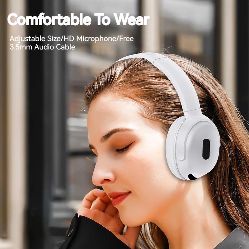 Foldable Wireless Headphones Bluetooth Sports Earphones Hifi Stereo Noise Cancelling Headphones With Mic Over Ear Gamer Headsets - Image 3