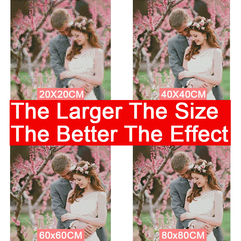 Diamond Painting Multi-Picture Neon Flowers - Image 2