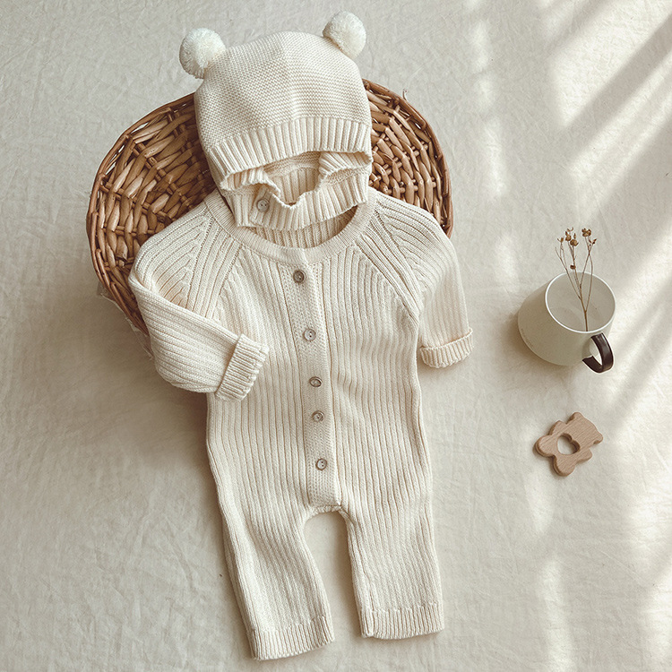 Baby Sweater Long One Piece Knit Sweater - Image 5
