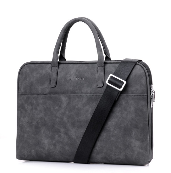Faux Leather Laptop Bag For Women - Image 3
