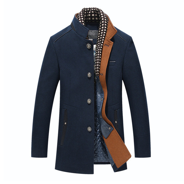 Men's woollen overcoat - Image 2