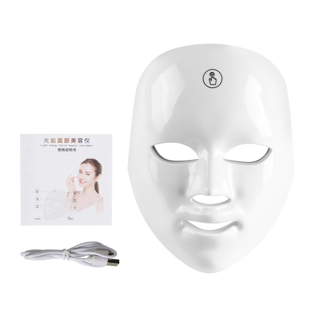 Touch Screen Seven-color Light Mask LED Photon Skin Rejuvenation - Image 3