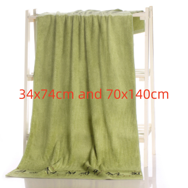 Bamboo charcoal fiber bath towel - Image 8