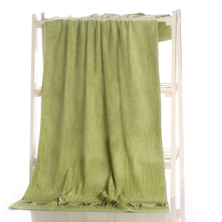 Bamboo charcoal fiber bath towel - Image 4