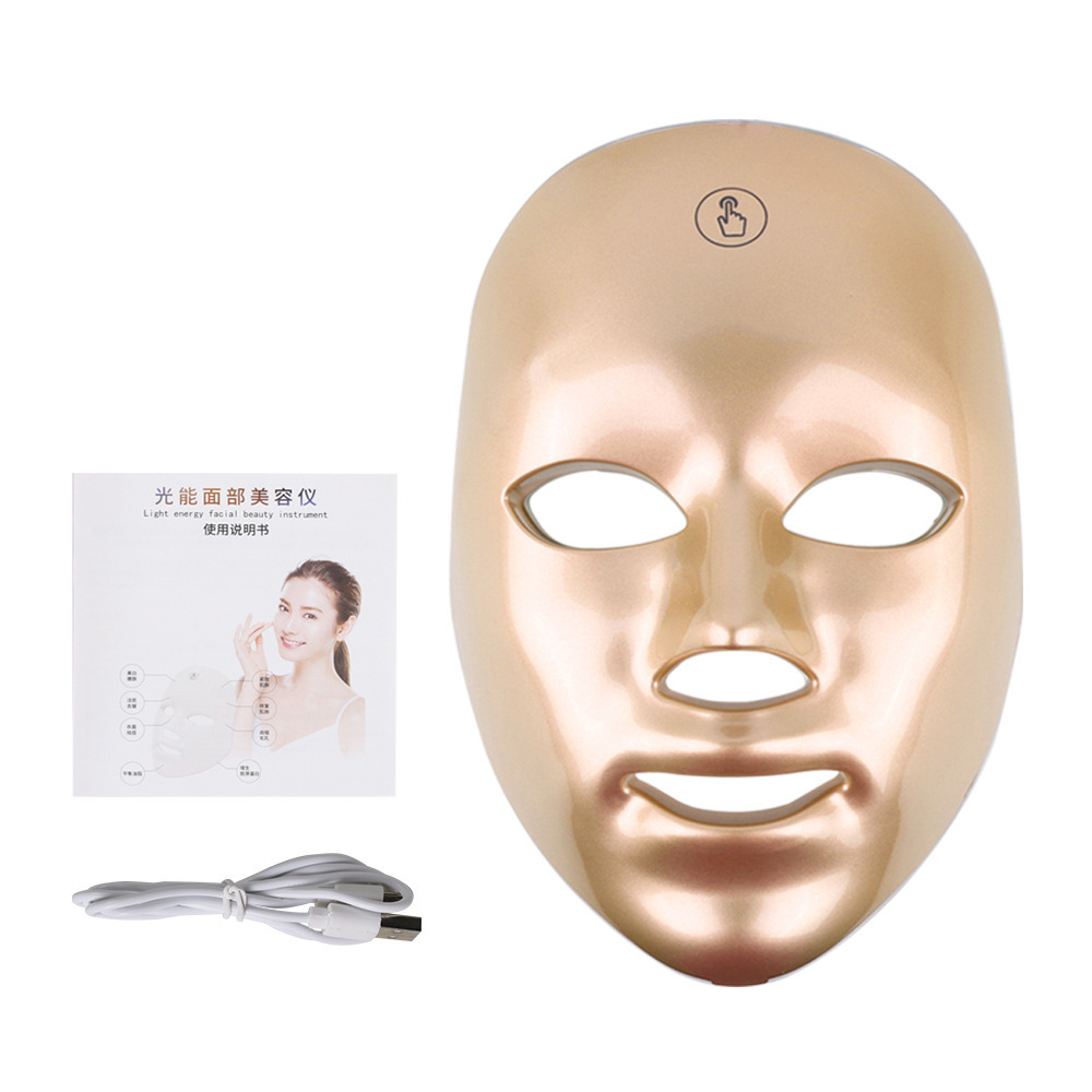 Touch Screen Seven-color Light Mask LED Photon Skin Rejuvenation - Image 7