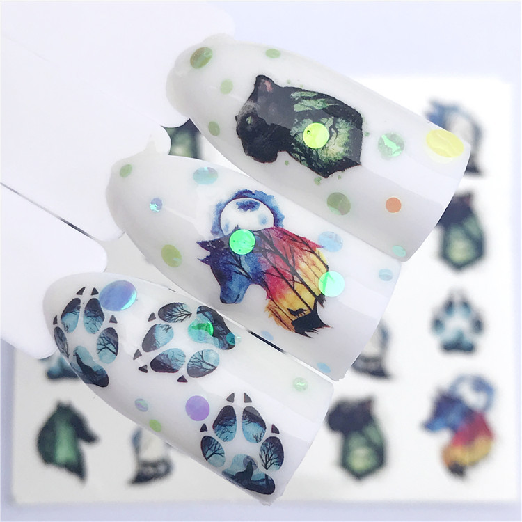 Animal and plant nail stickers - Image 2