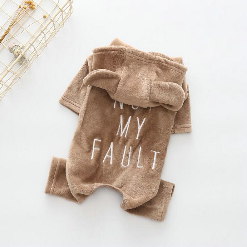 Pet Milk Dog Solid Color Embroidered Jumpsuit - Image 6