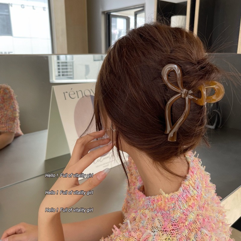 Acrylic Bow Claw Clip - Image 8