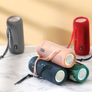 Portable Led Waterproof Bluetooth Speaker With Card