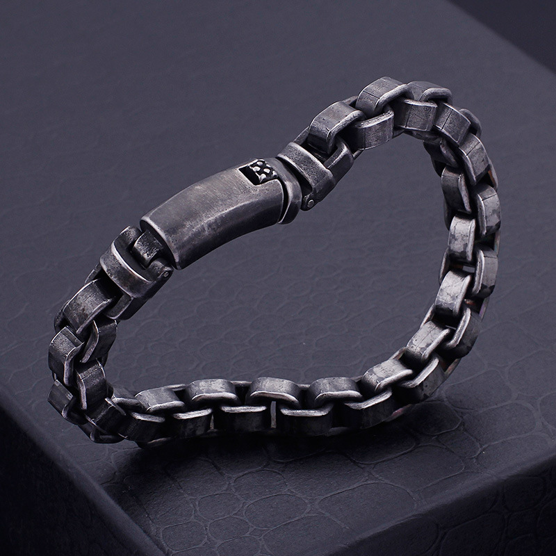 European And American Fashion Titanium Steel Retro Personalized Bracelet - Image 3