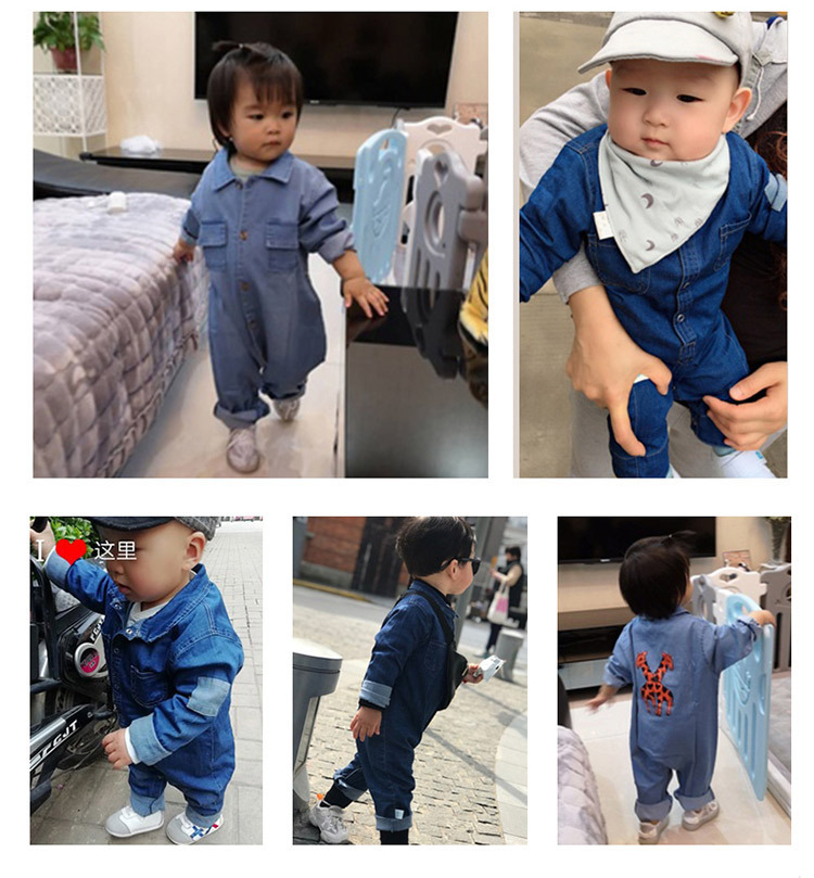 Baby denim jumpsuit - Image 8