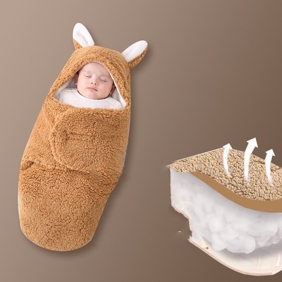 Baby Hold Newborn Thickened Out Wrap Swaddle Sleeping Bag - Image 10
