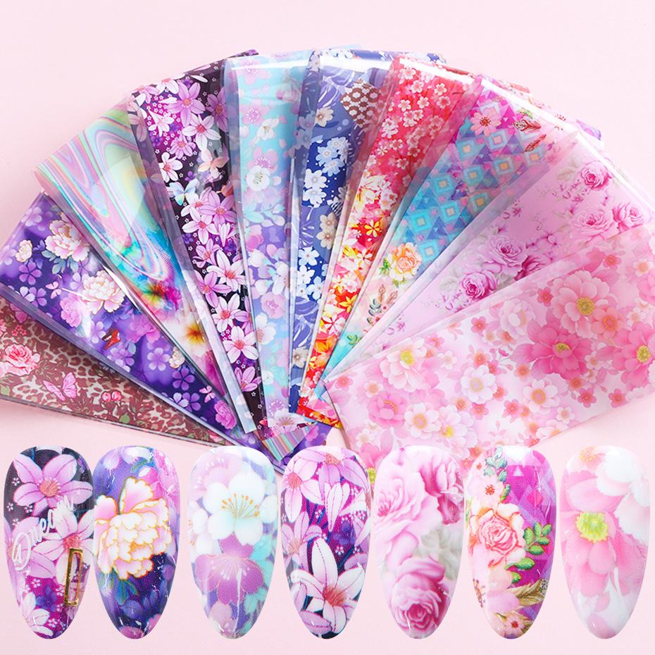 Nail Art Star Sticker Ins Valentine's Day Flower Sea