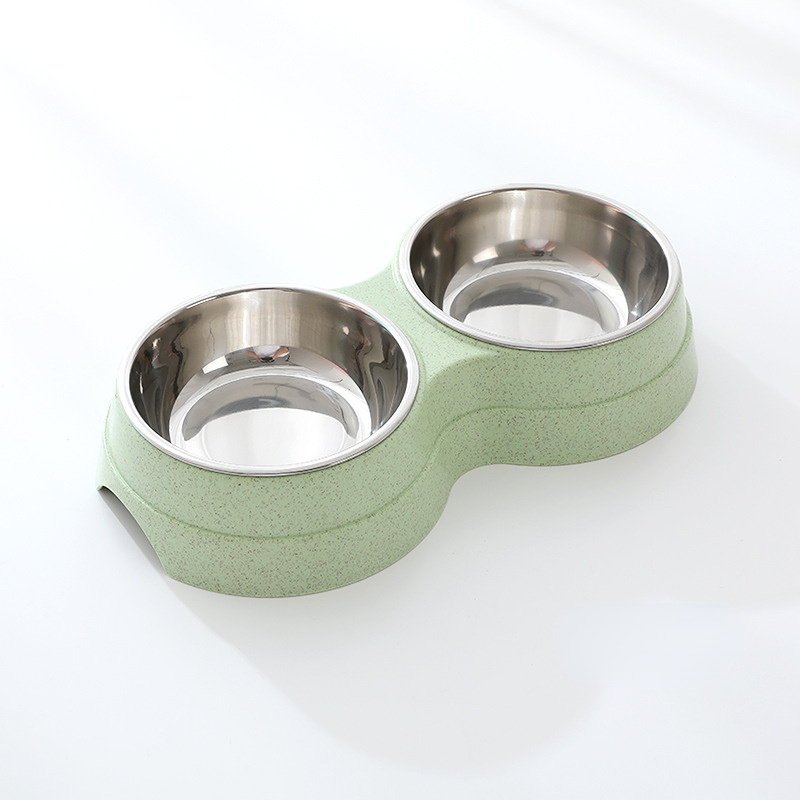 Double Pet Bowls Dog Food Water Feeder Stainless Steel Pet Drinking Dish Feeder Cat Puppy Feeding Supplies Small Dog Accessories - Image 4
