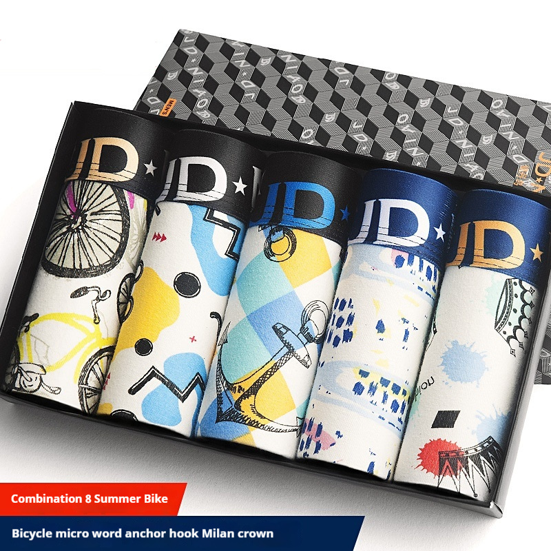 Men's Cotton Printed Breathable Boxers - Image 8