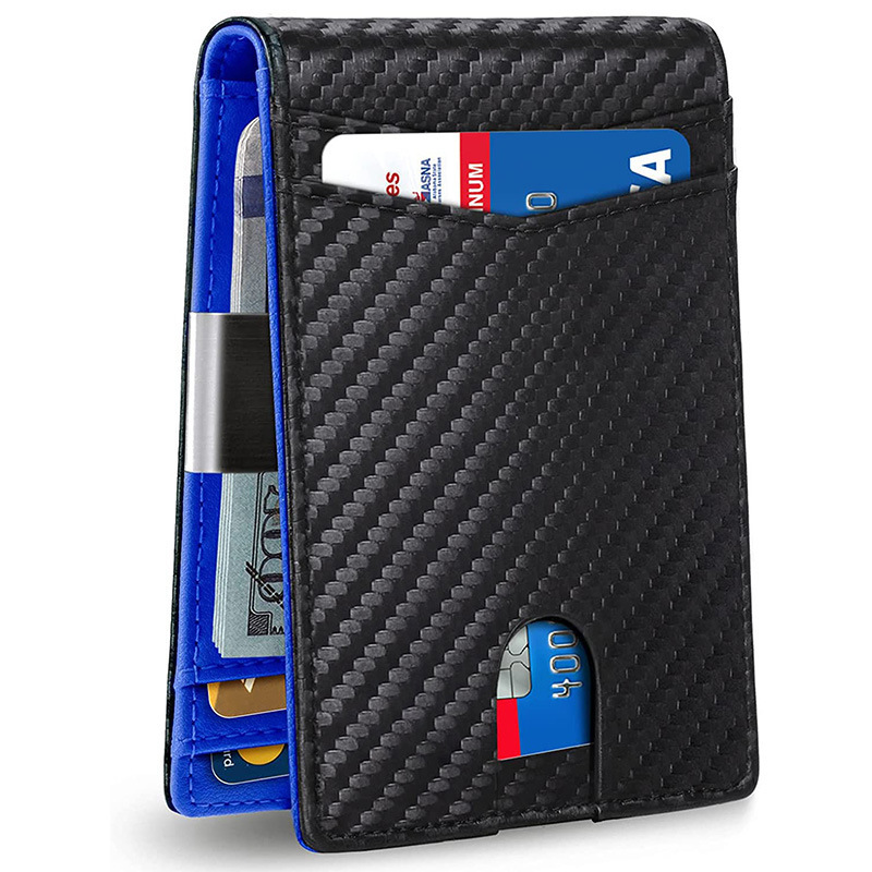 PU Leather Multiple Card Slots Anti-theft Wallet Card Holder - Image 3