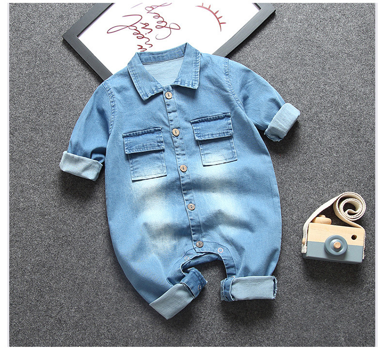 Baby denim jumpsuit - Image 6