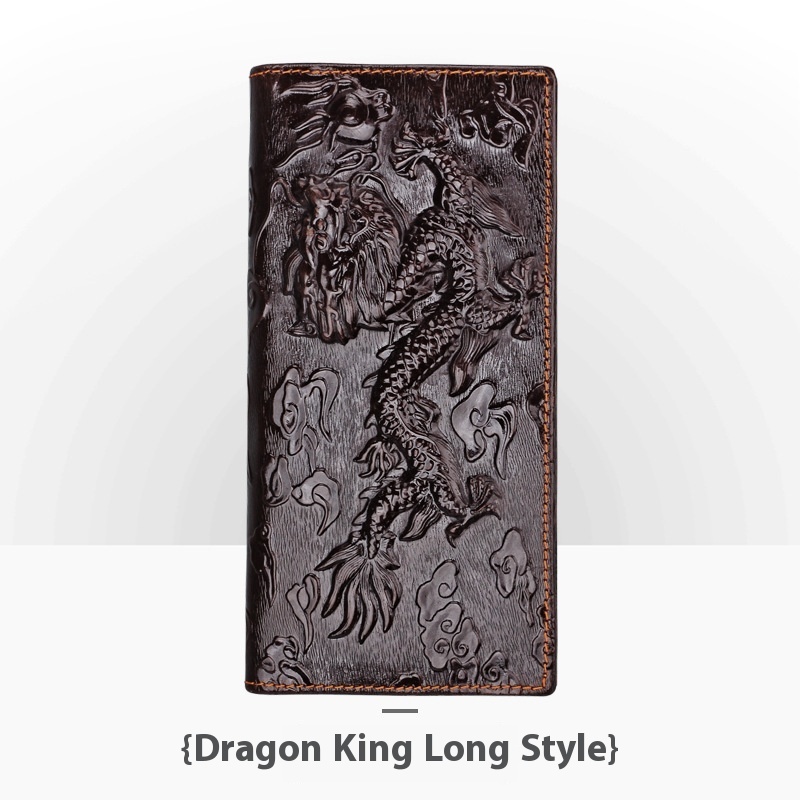 Personalized Retro Handmade Embossed Leather Wallet For Man - Image 6