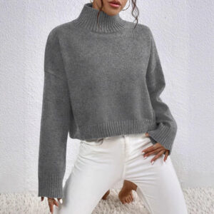 Loose Versatile Basic Pullover Women