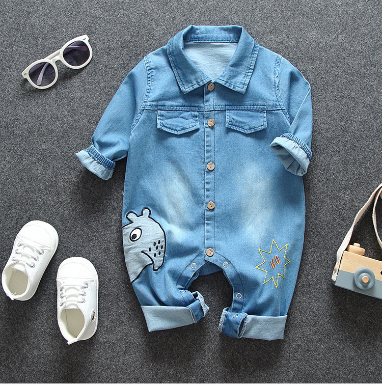 Baby denim jumpsuit - Image 5