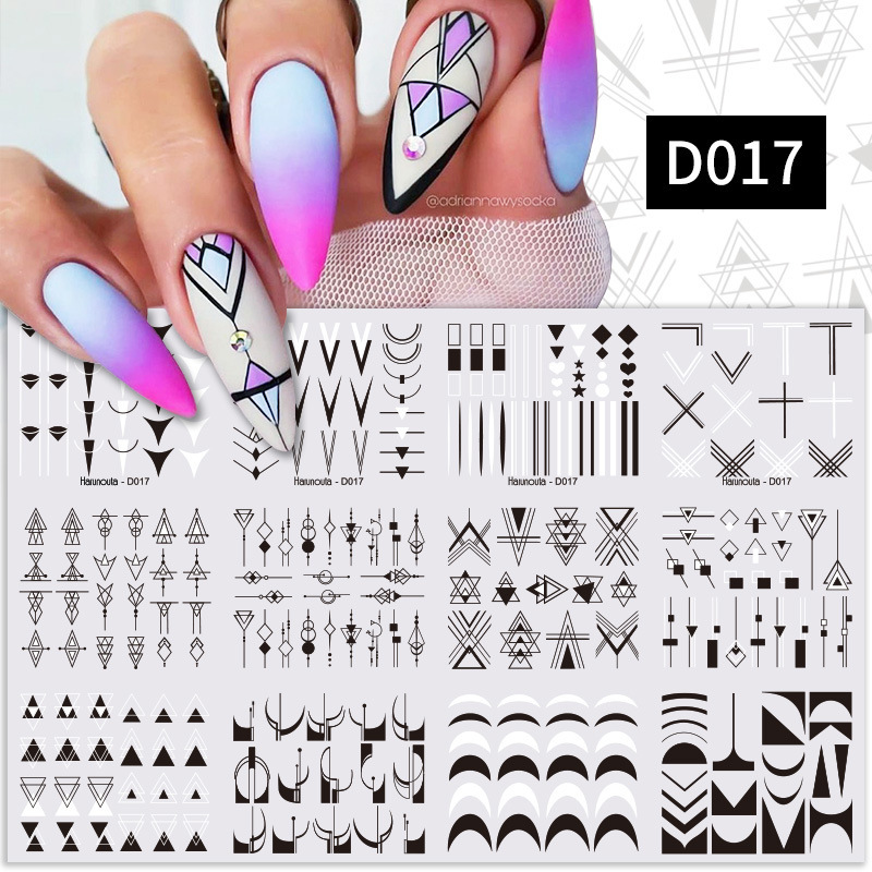 Nail Art Sticker Snake Rainbow Transfer DIY - Image 7