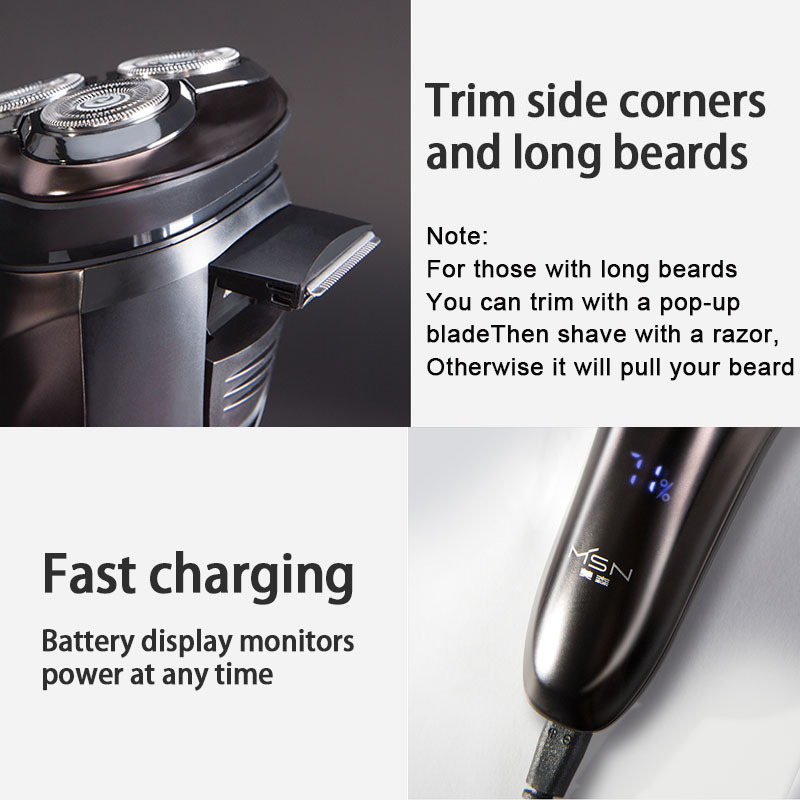 Maison Men's IPX7 Rechargeable Beard Trimmer - Image 6