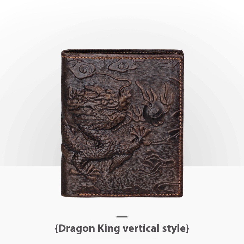Personalized Retro Handmade Embossed Leather Wallet For Man - Image 9