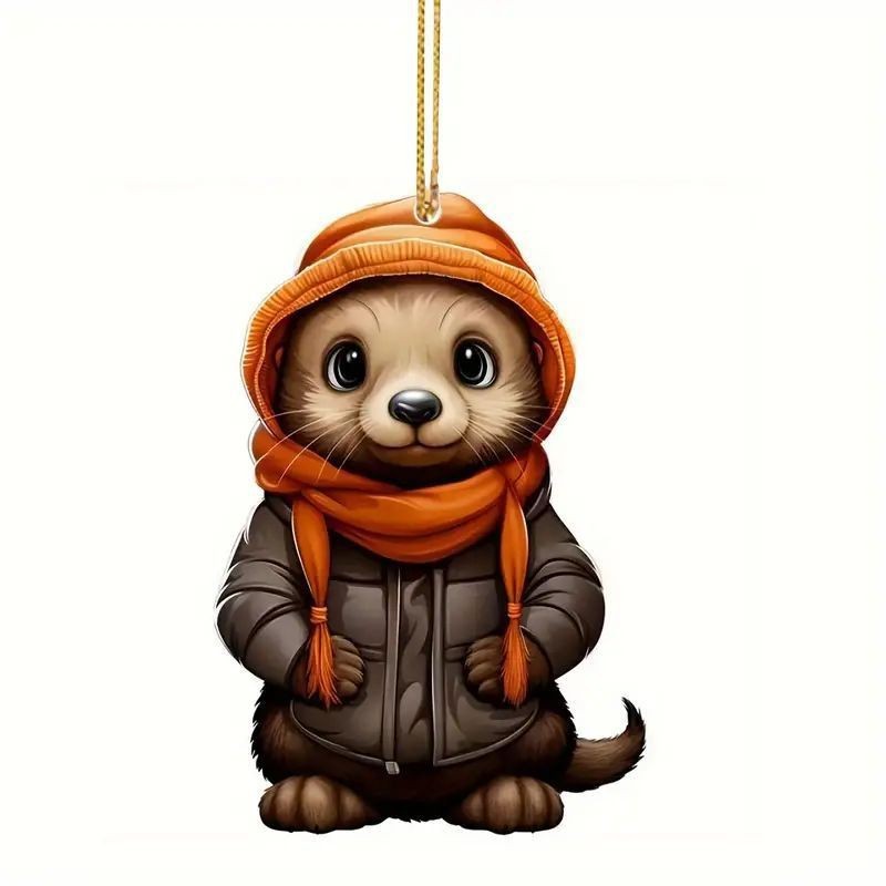 Christmas Christmas Tree Decoration Acrylic Flat Hanging Decorations - Image 4