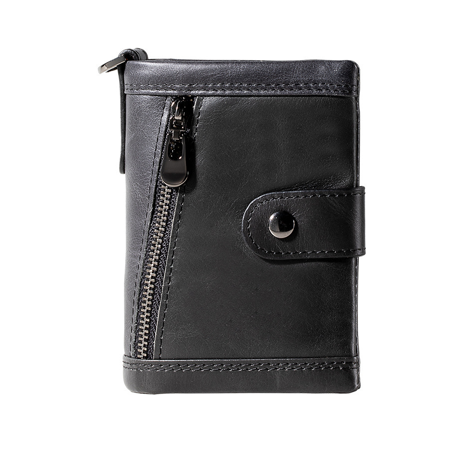 Zipper Vgenuine Leather Wallet For Women - Image 5