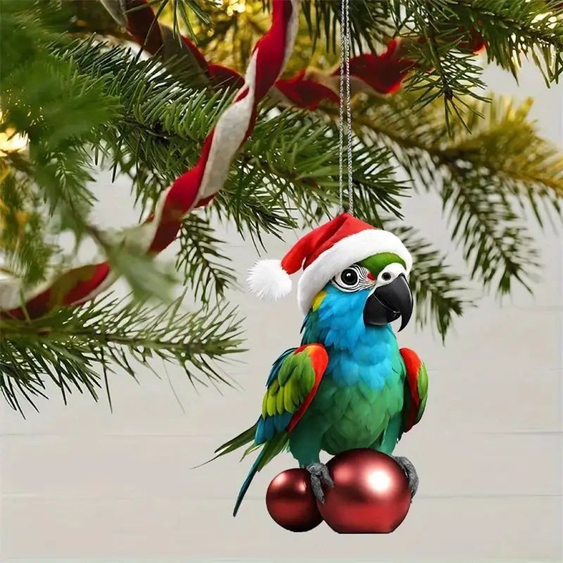 Christmas Christmas Tree Decoration Acrylic Flat Hanging Decorations - Image 3