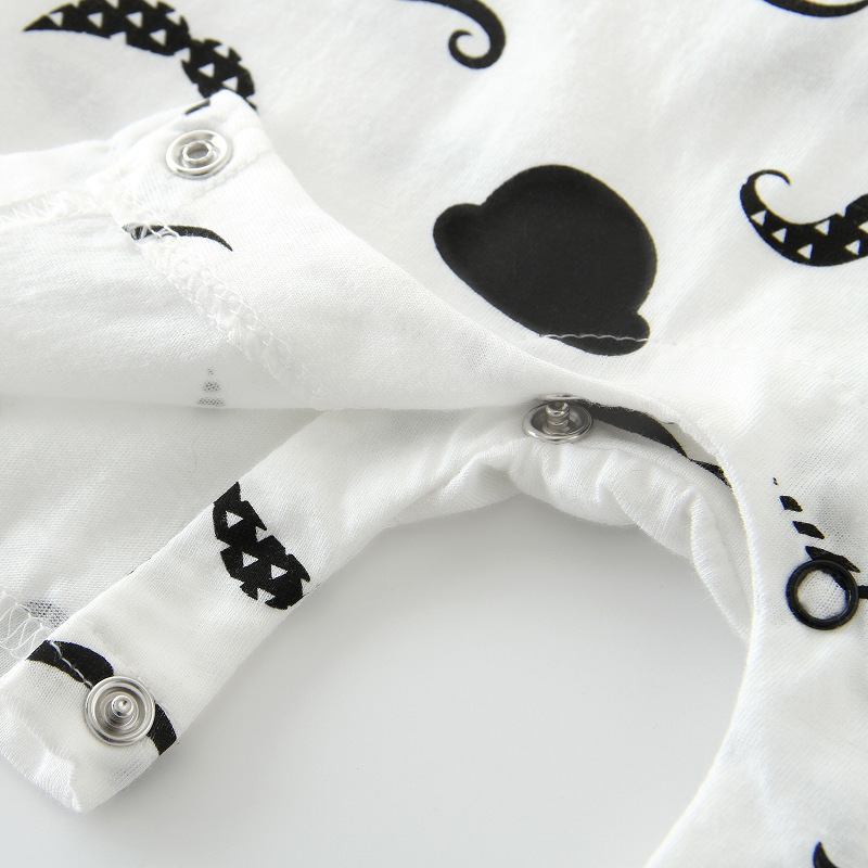 Baby bow gentleman climbing suit - Image 4