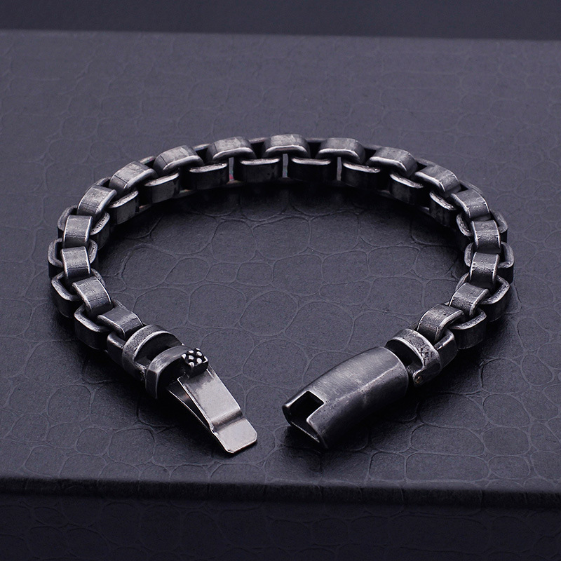 European And American Fashion Titanium Steel Retro Personalized Bracelet - Image 4
