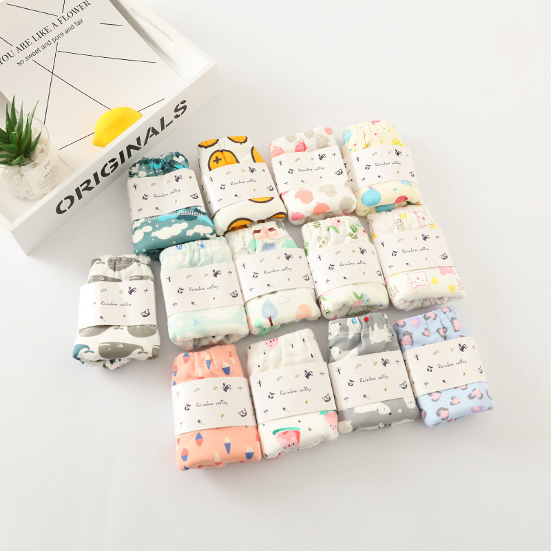 Korean baby four-layer gauze diapers - Image 2