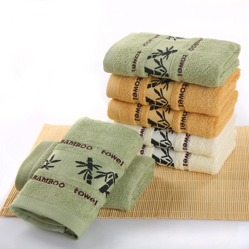 Bamboo charcoal fiber bath towel - Image 5