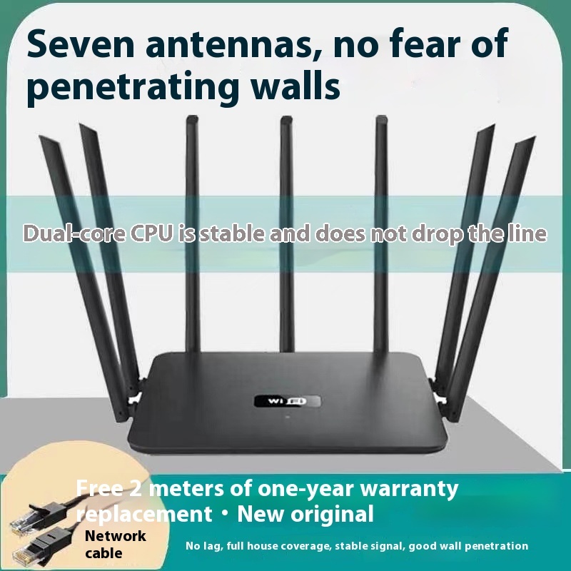 Dual-frequency 5G Gigabit Router Home High-speed Wifi Through-wall Coverage Broadband - Image 3