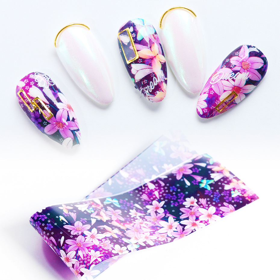 Nail Art Star Sticker Ins Valentine's Day Flower Sea - Image 2