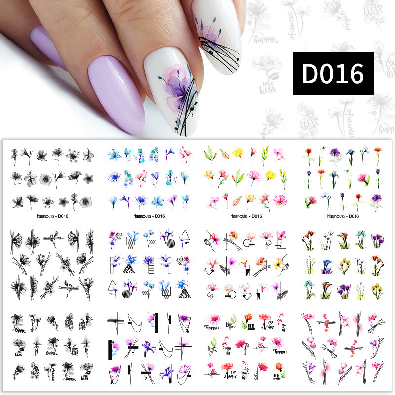 Nail Art Sticker Snake Rainbow Transfer DIY - Image 6