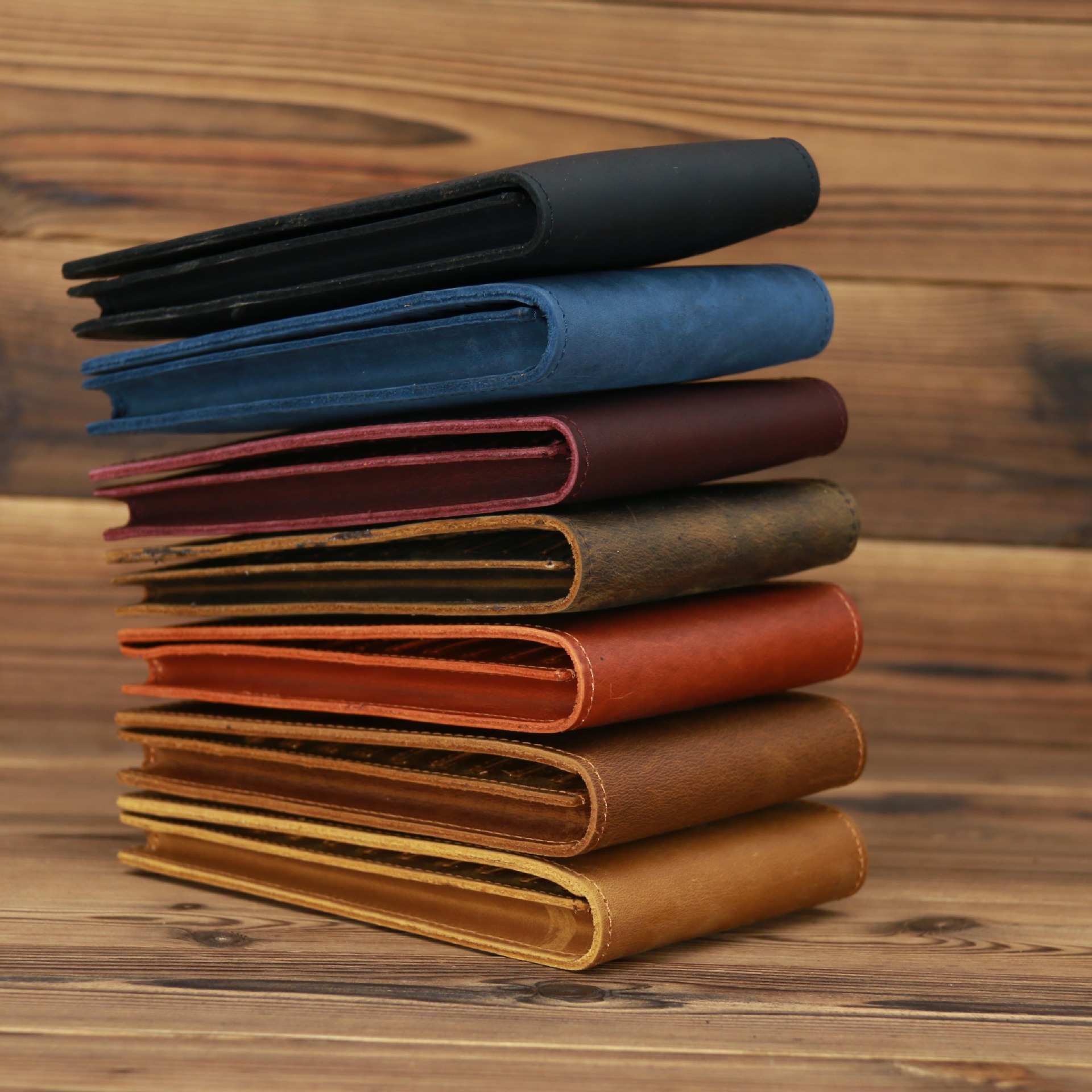 Men's Long Mobile Phone Bag Money Bag Head Layer Cowhide Crazy Ma Card Bag Wallet Card Clip Big Card Clip Thin - Image 5