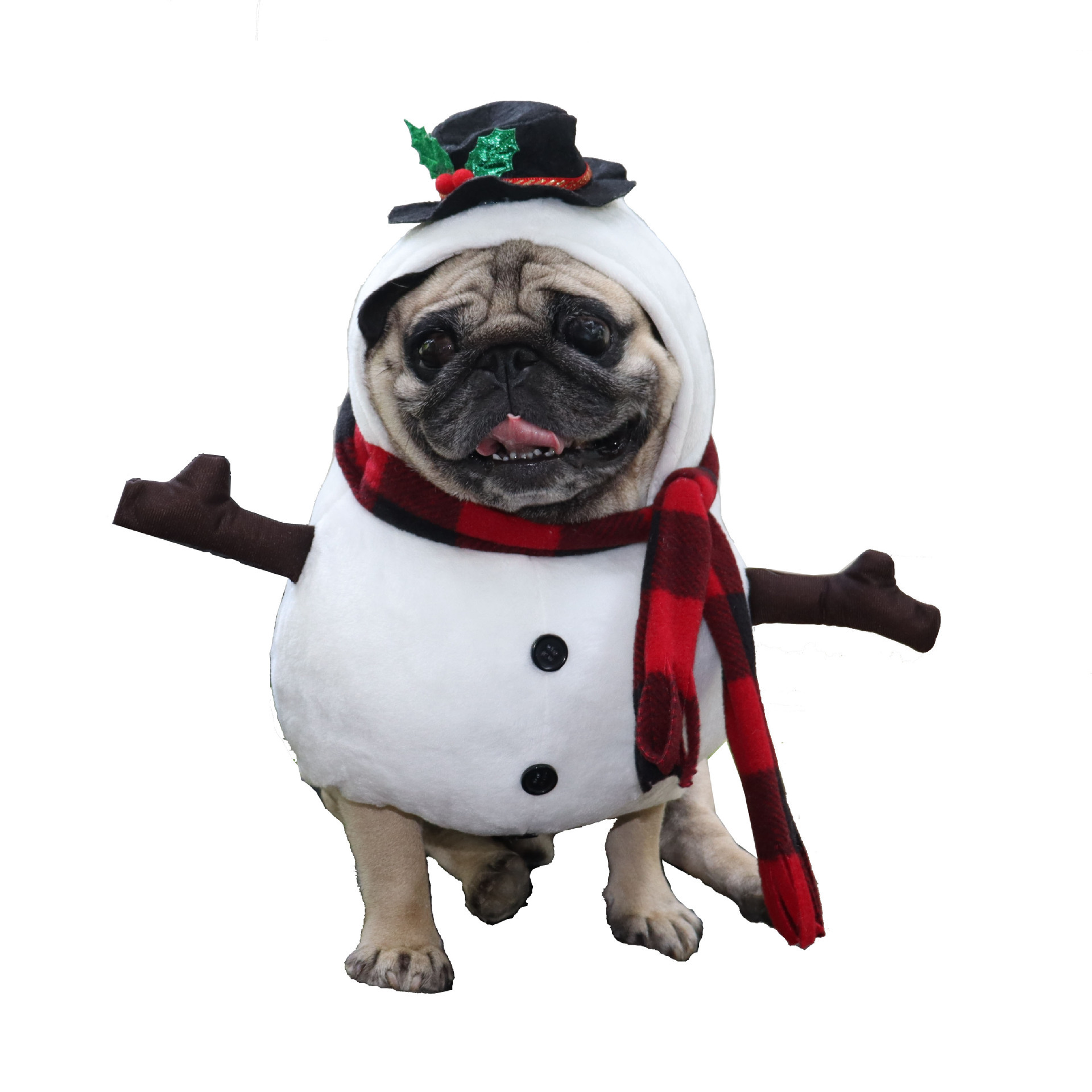 Christmas Pet Funny Clothes Snowman Pet Costume - Image 8