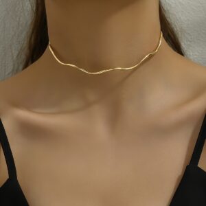 Minimalist Wave Collar For Men And Women
