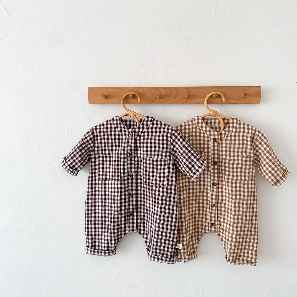 Baby Jumpsuit Spring Autumn Baby Boy Newborn Long Sleeve Baby Girl Clothes Toddler Plaid CardiganClothing - Image 3