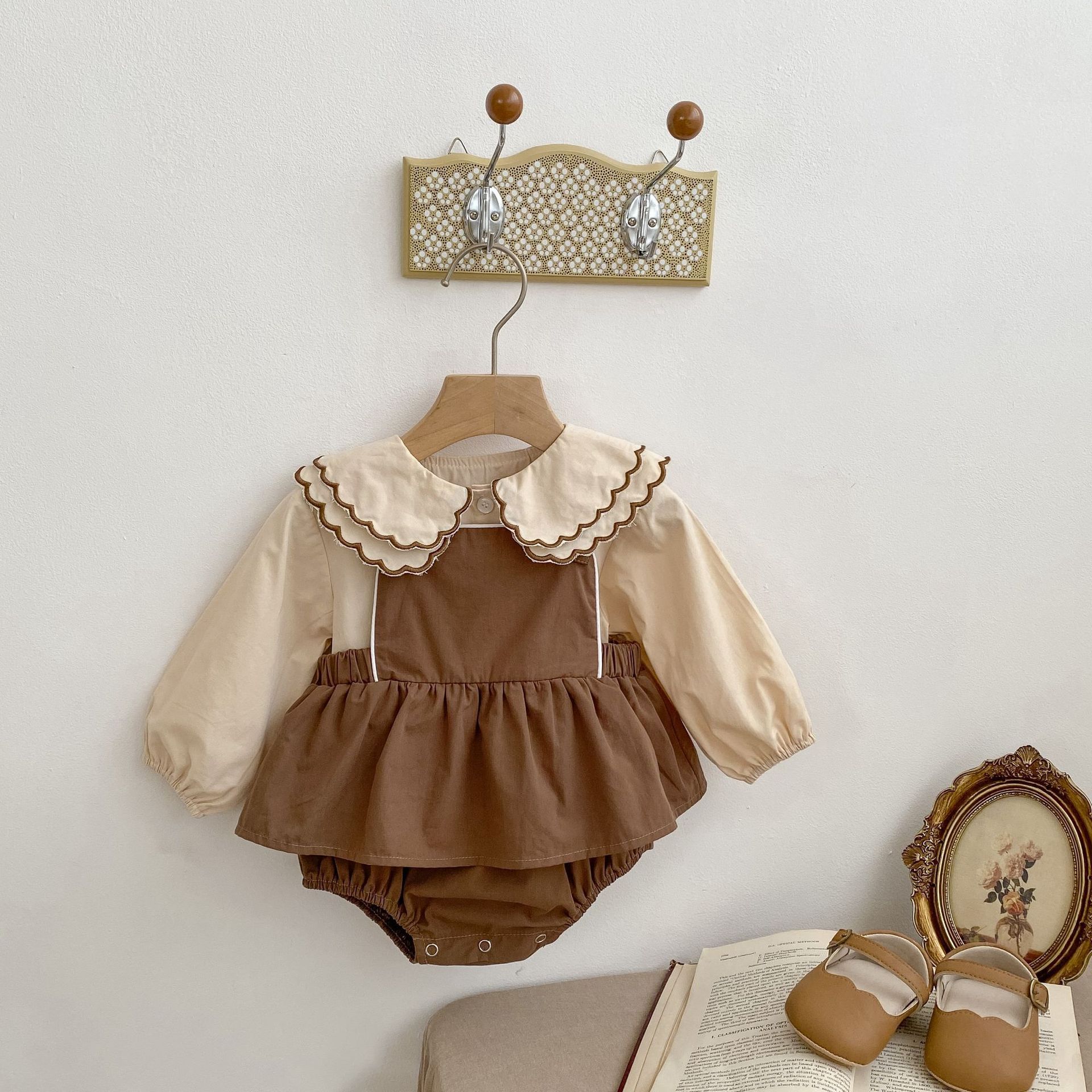 Clothes For Babies Baby Sleeveless Suspender Romper Shirt - Image 3